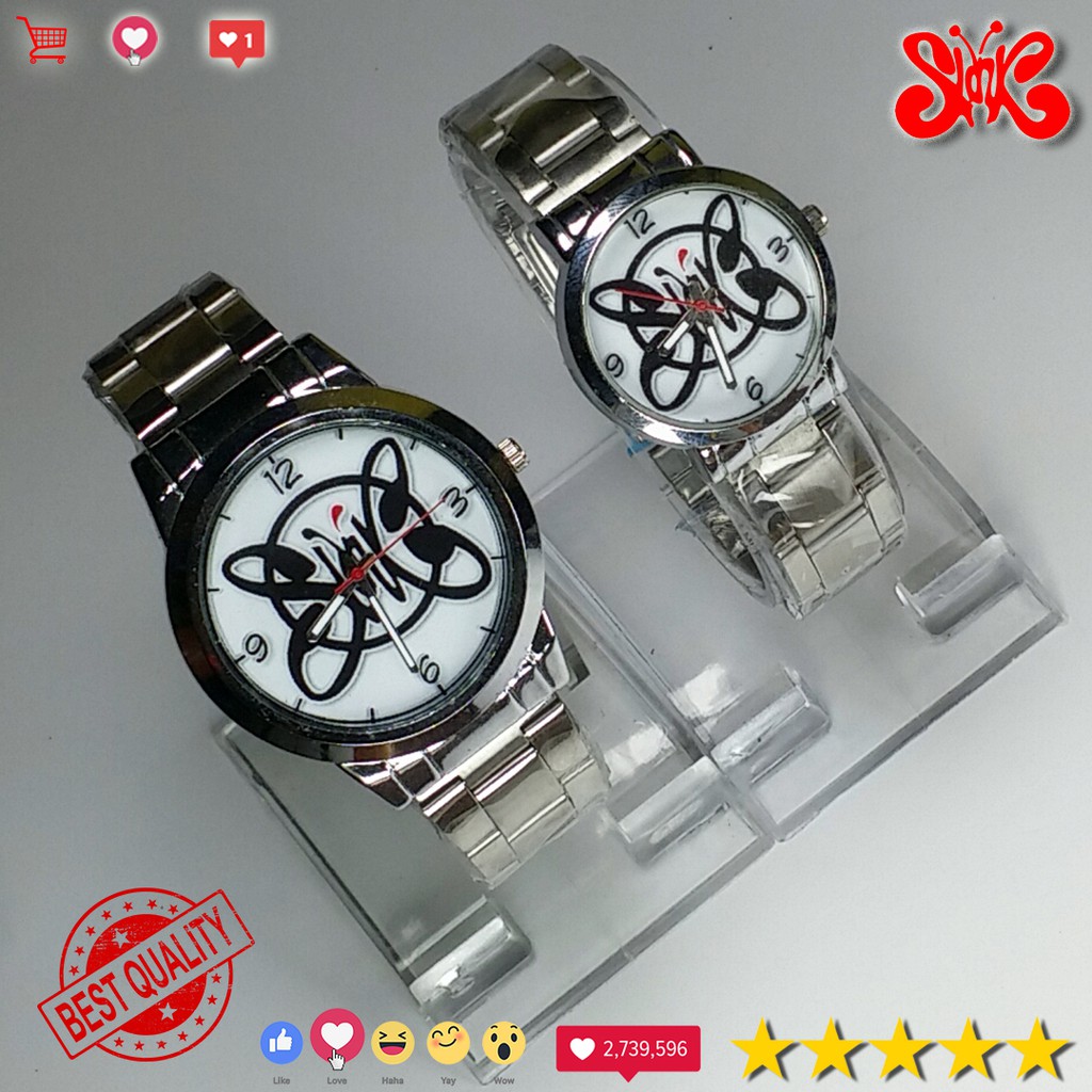 (BEST QUALITY) JAM TANGAN SLANK RANTAI PUTIH