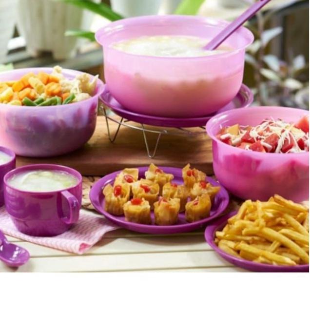 ♣ WADAH TEMPAT MAKAN 11 SET WARNA WARNI HARUMI PACKING DUS ❊