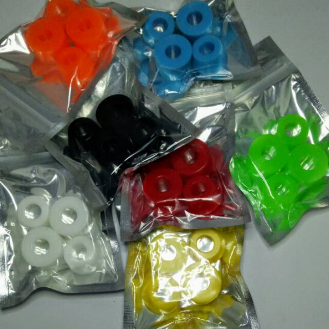 BUSHINGS Skateboard (4pcs = 2pcs Cylinder-Shaped, 2pcs Cone-Shaped)