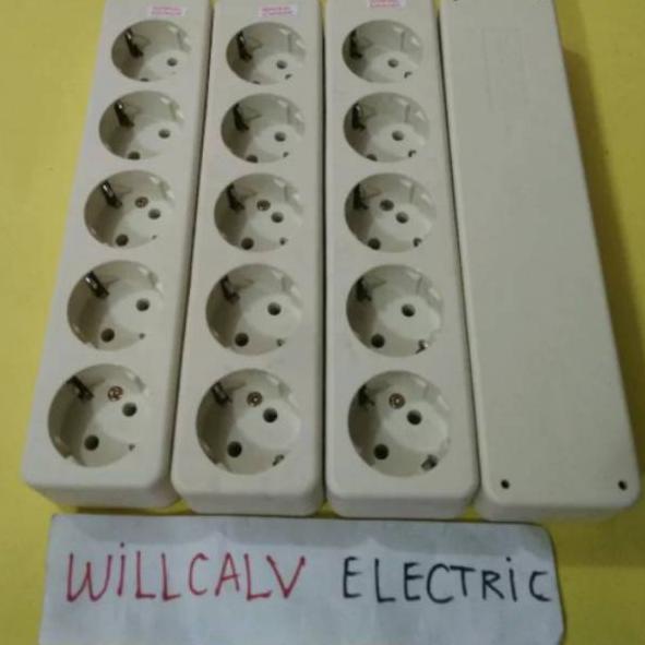 ✯ STOP KONTAK ARDE UTICON 5 LUBANG TERMINAL KUNINGAN - STOP KONTAK 5 LUBANG UTICON TERMINAL KUNINGAN