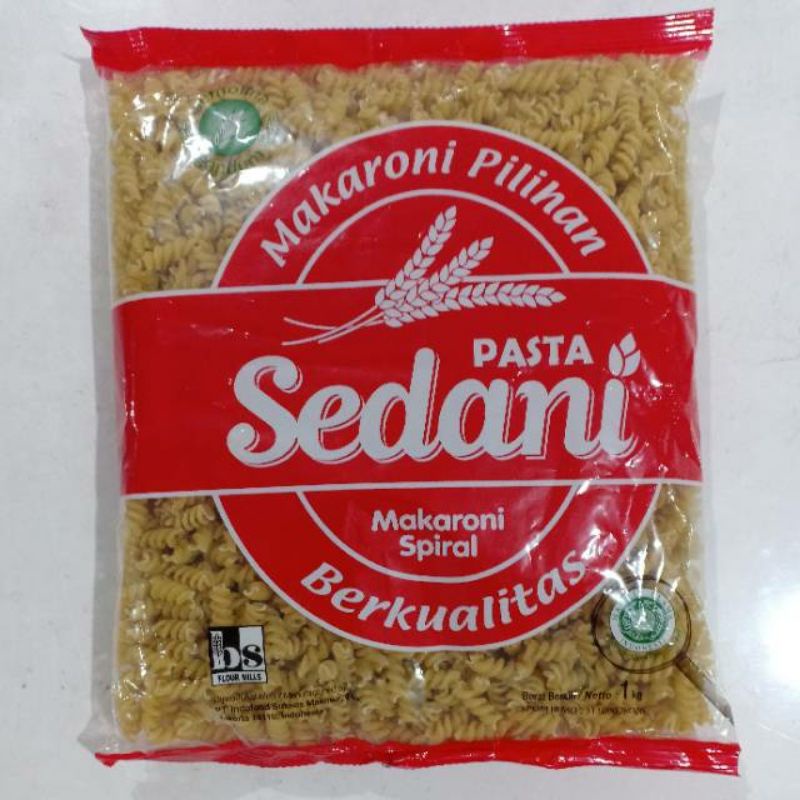 

Makaroni mentah sedani 1kg /makaroni kerang spiral makaroni pipa makroni bantat 1000gram