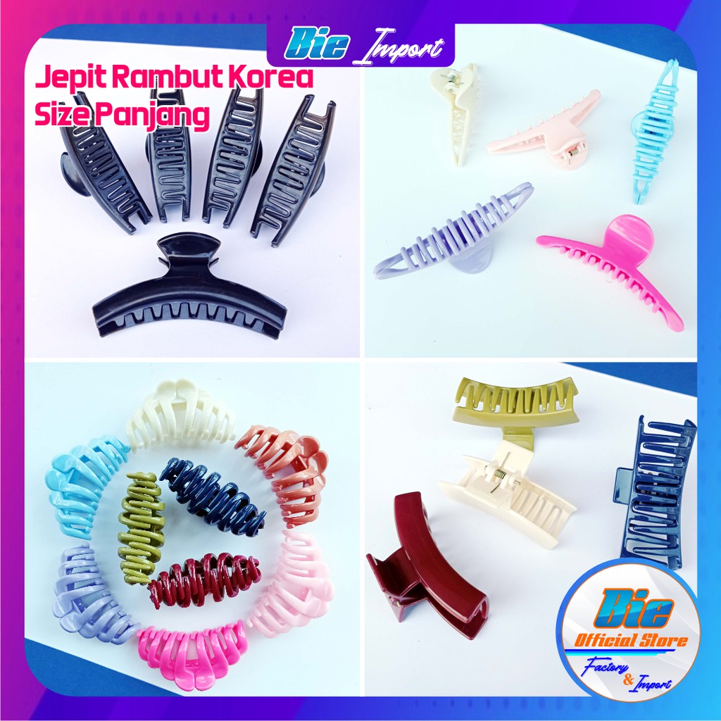 Jepit Rambut Korea Size Besar Impor Best Seller