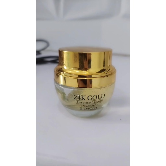 [COD] Bioaqua Serum Wajah 24K Gold Cream Essence 50gr dengan Anti Aging Melembabkan &amp; Menyamarkan Garis Halus Wajah - BPOM