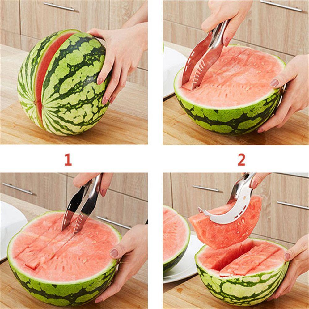 Solighter Watermelon Slicer Multifungsi Aksesoris Dapur Artefak Semangka Klip