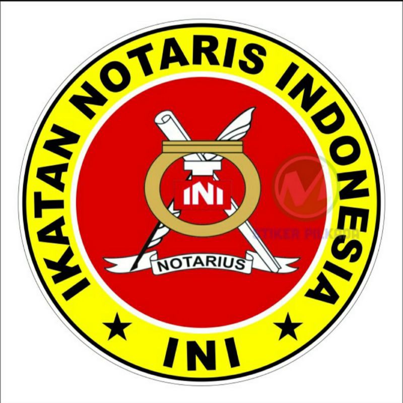 

STIKER VINYL IKATAN NOTARIS INDONESIA 20x20CM