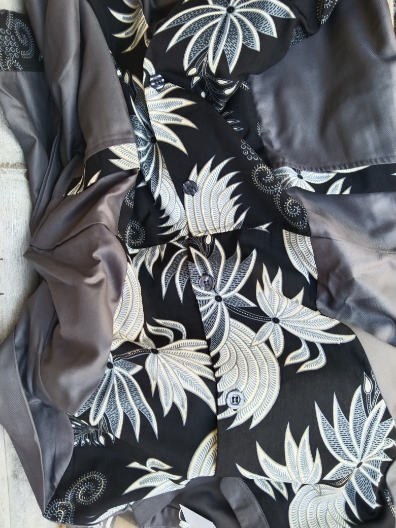 Seragam Batik Pegawai Kantor Wanita Gamis Batik Twopiece Original By Riyani