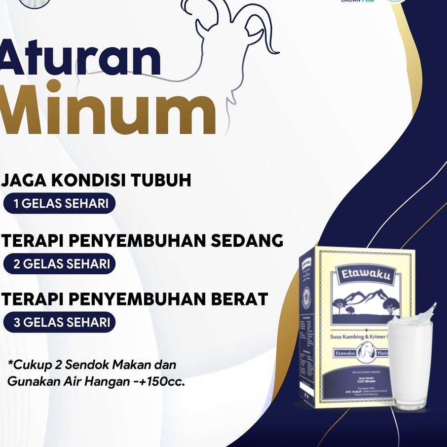 

Model Baru ETAWAKU SUSU KAMBING ETAWA AMPUH ATASI SENDI TULANG DAN NAFAS, BPOM 100% HALAL
