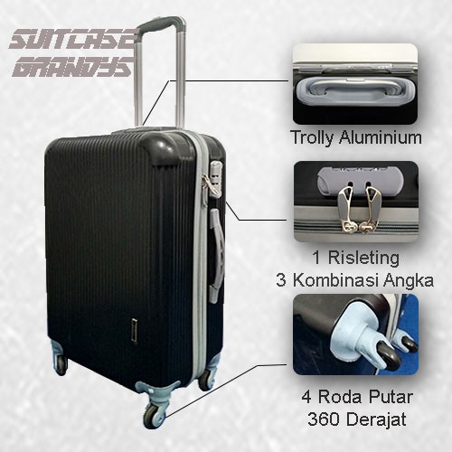 KOPER MURAH UKURAN 24 INCH RODA 4 UKURAN 24 INCH/ KOPER GRANDYS/ KOPER TRAVEL/ KOPER MURAH/ KOPER