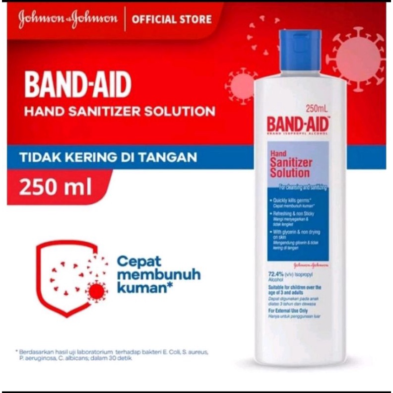 Band-Aid Hand Sanitizer Solution  250 ml