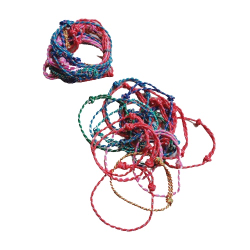 Gelang Tali Prusik Paracord Polos Gelang tali simple murah ala korea Isi 1 Kodi / 20 Pcs