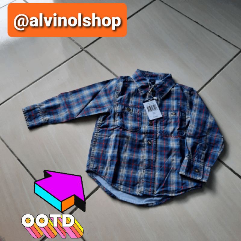 kemeja anak branded|| babby gap|| cherokee|| polo kids||oshkosh ||cod