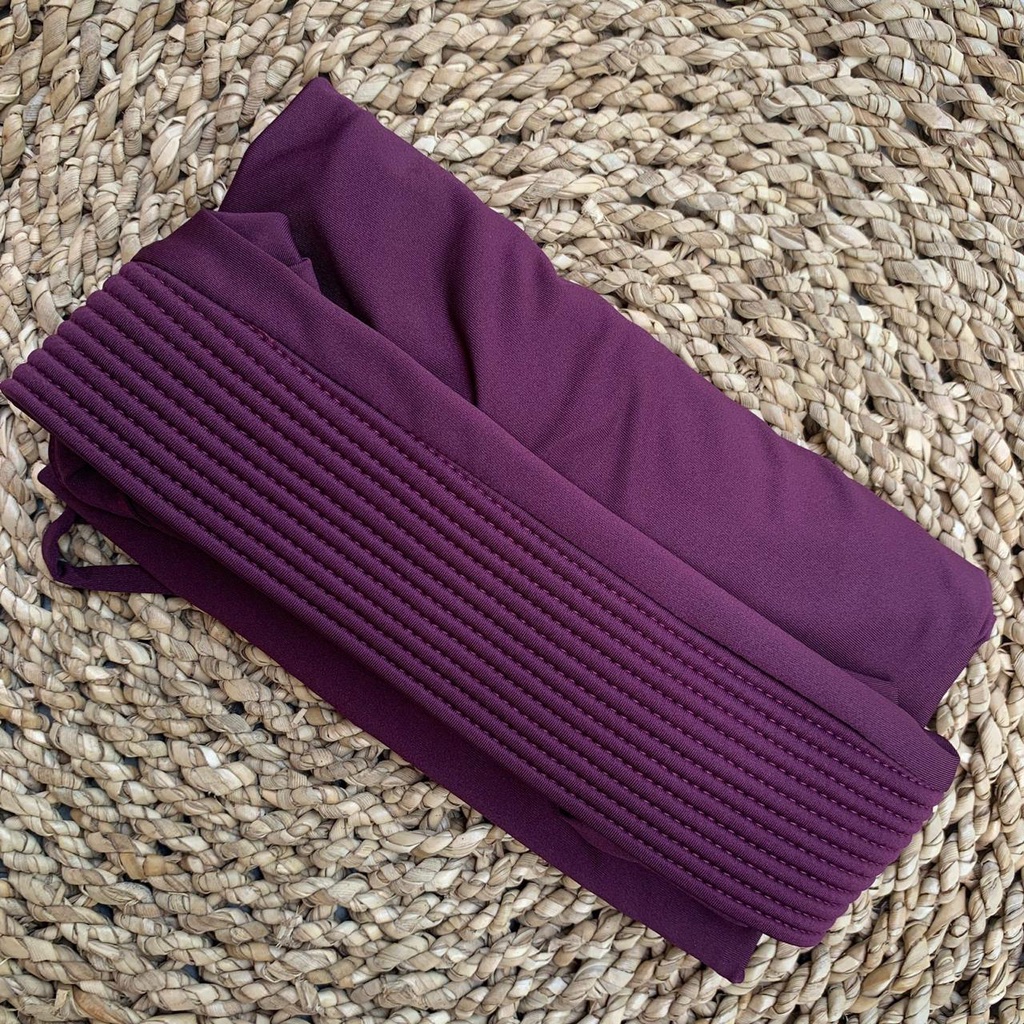 JILBAB ELNIFA SERUT POLOS Part 1-Ungu tua