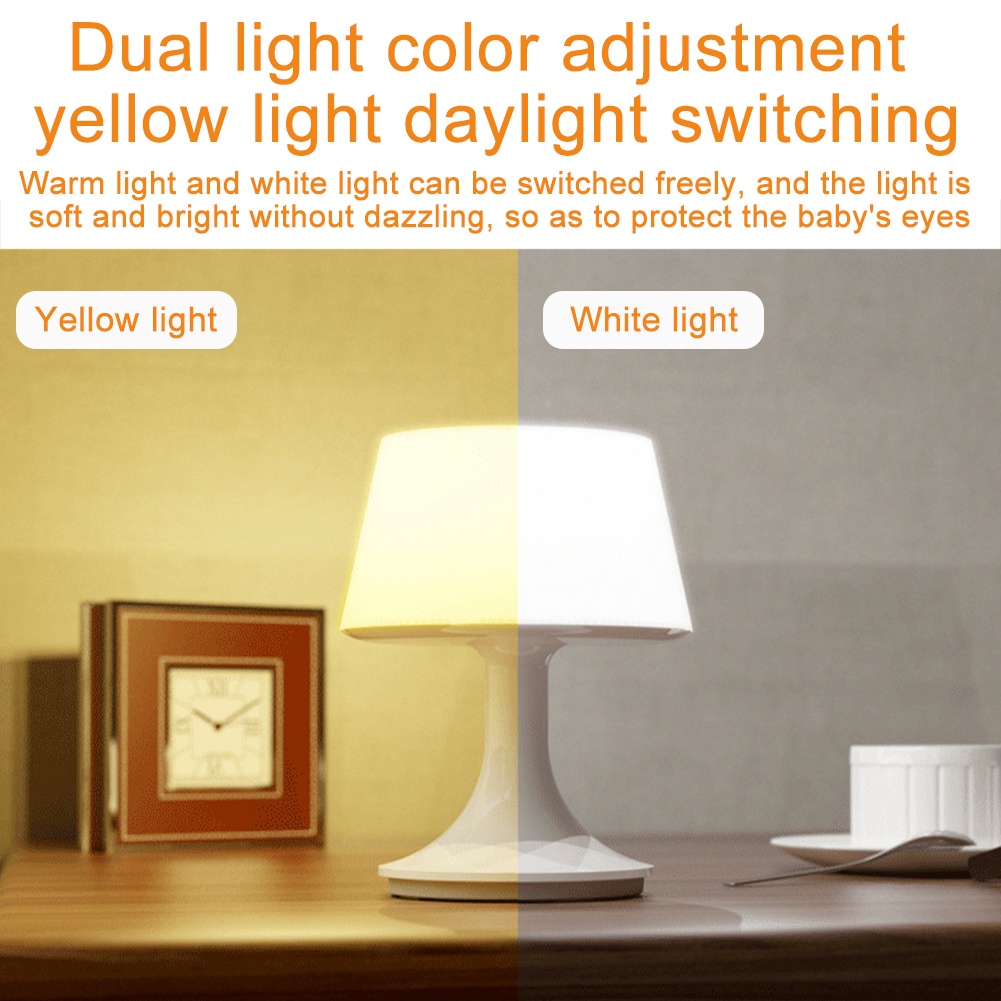 Lampu LED Lampu Meja LED Lampu Tanpa Kabel Lampu Kamar Tidur Lampu Samping Tempat Tidur