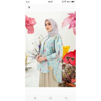 Astera top jade xanadu series size S Buttonscraves x Riamiranda