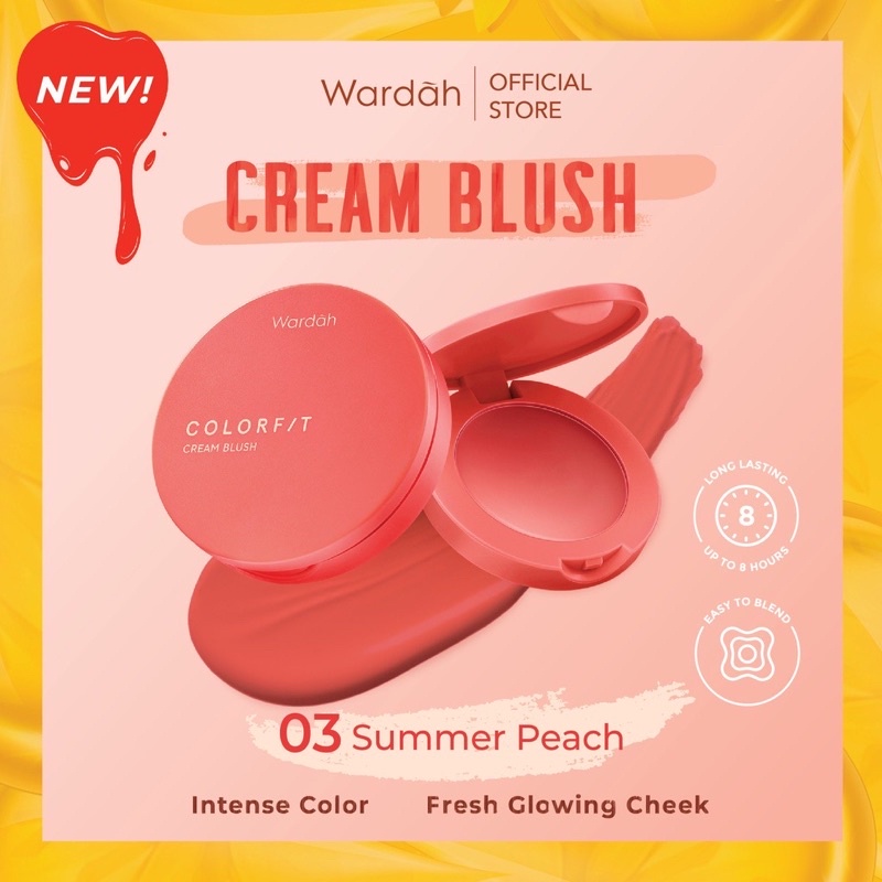 WARDAH Colorfit Cream Blush Indonesia / Lipstick Facial Wash Face Scrub Essence Toner Mist Serum Day Night Eye Sunscreen Mask Masker Lip Tint Matte Gloss / Lightening Crystal Secret Acnederm Nature Daily Renew You C Defense Uv Shield Spf Acne Paket Series