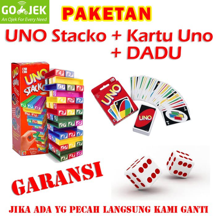 Jual Paket Uno Stacko Kartu Uno Stock Terbatas Shopee Indonesia