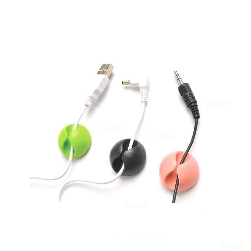 Klip Holder Organizer Kabel Usb / Charger Untuk Meja