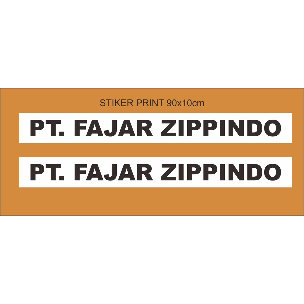 

stiker vinyl TULISAN PT FAJAR 90X10CM