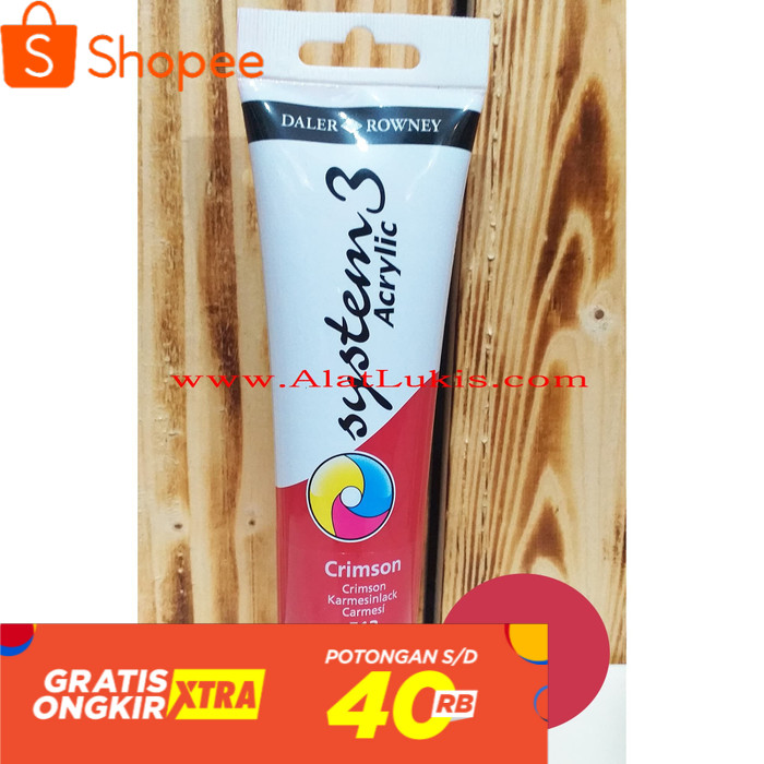 

Cat Akrilik System 3 150 ml warna Crimson