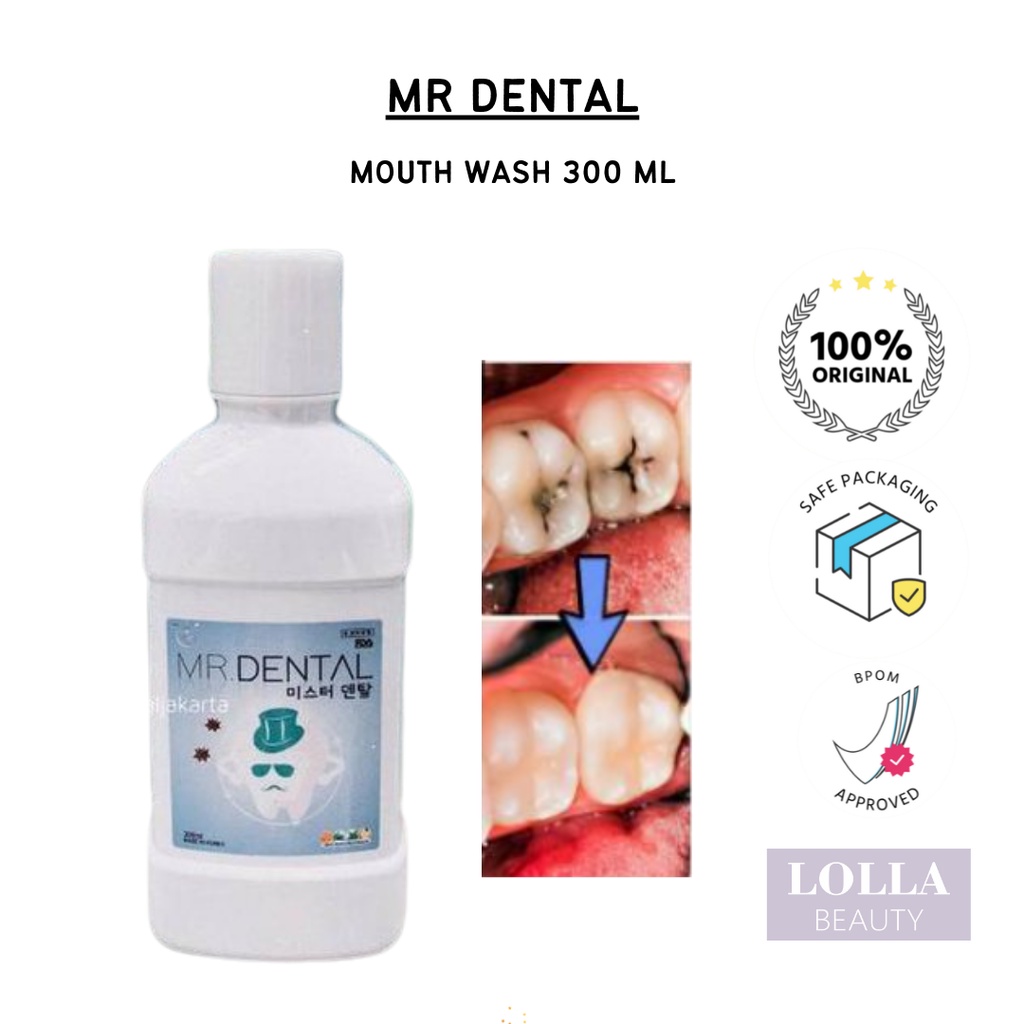 MR DENTAL - Mouth Wash / Obat Kumur 300 ml