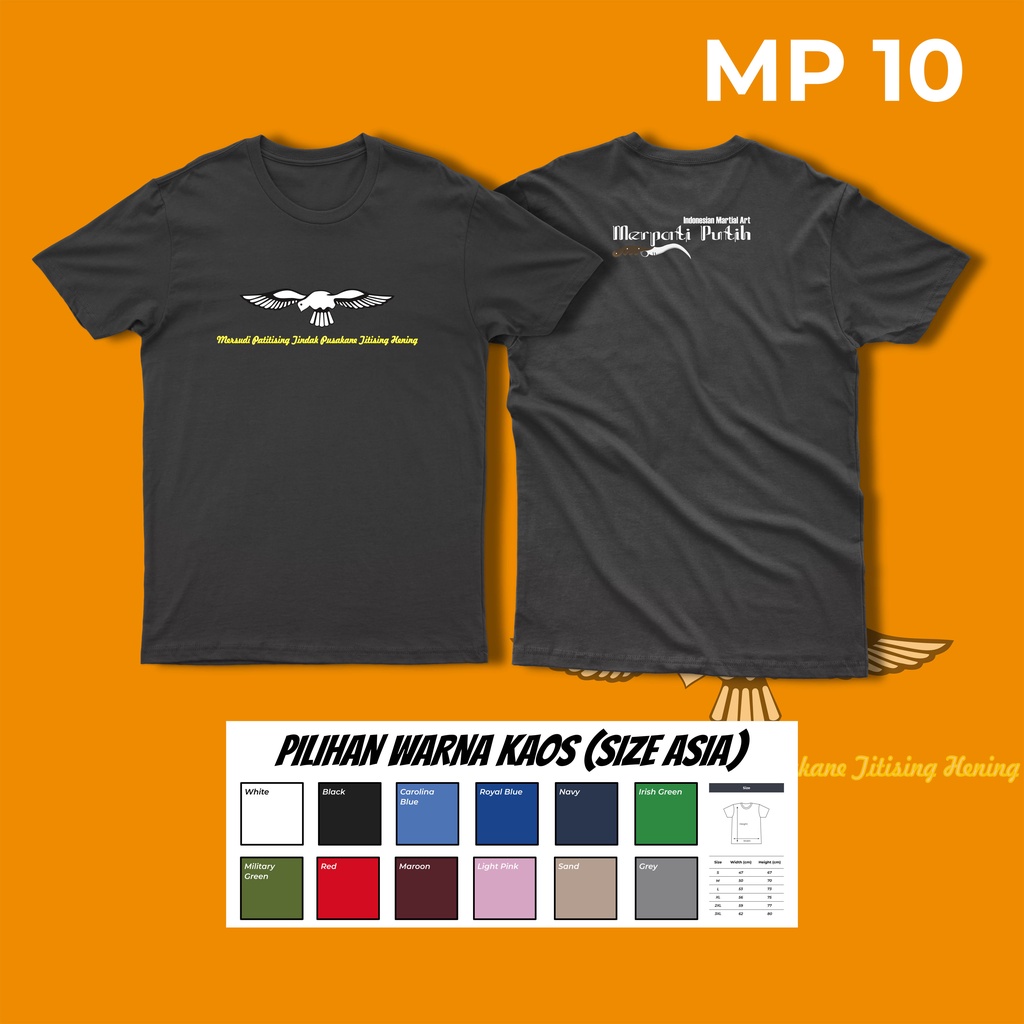 Kaos Pencak Silat Kaos Merpati Putih MP10