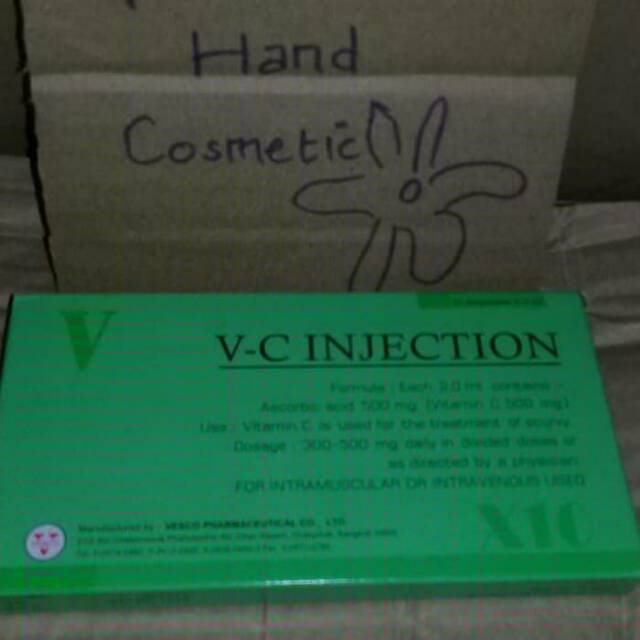 Vc injection - vc injection murah- pemutih badan ada exp date