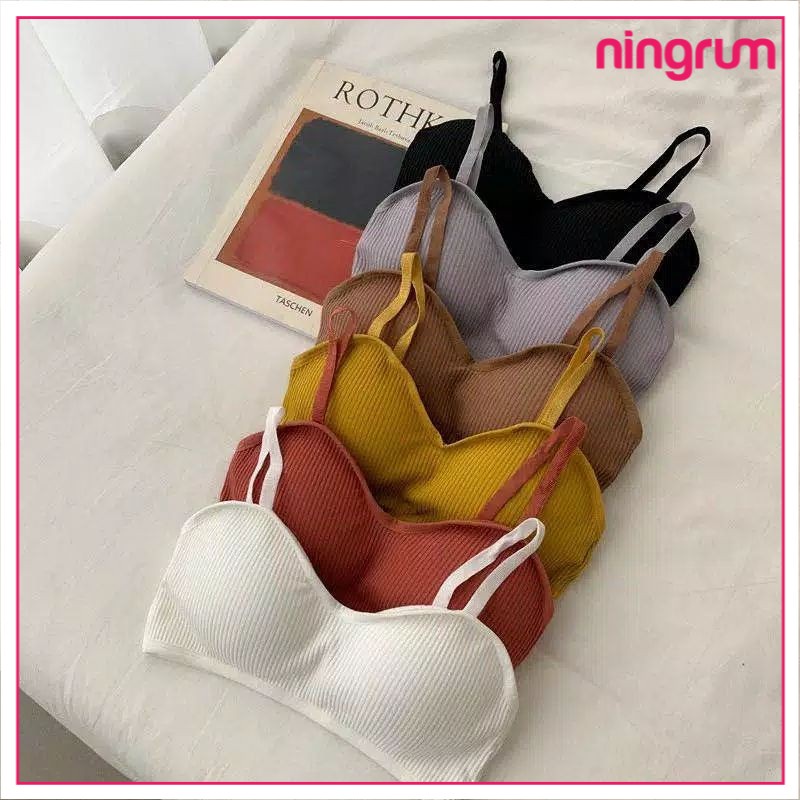 Ningrum Pakaian Dalam Bra Wanita BH Wanita Tanpa Kawat Bh Busa Import Seamless Gaya Korea - 2002