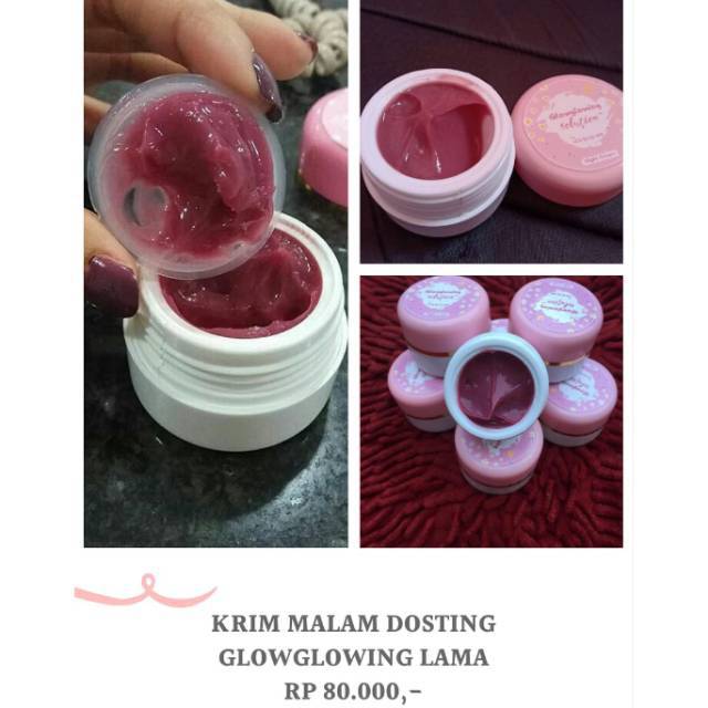 Night Cream Dosting Anggur Original Cream Malam Dosis Tinggi Krim Malam Bpom Ampuh Murah Shopee Indonesia