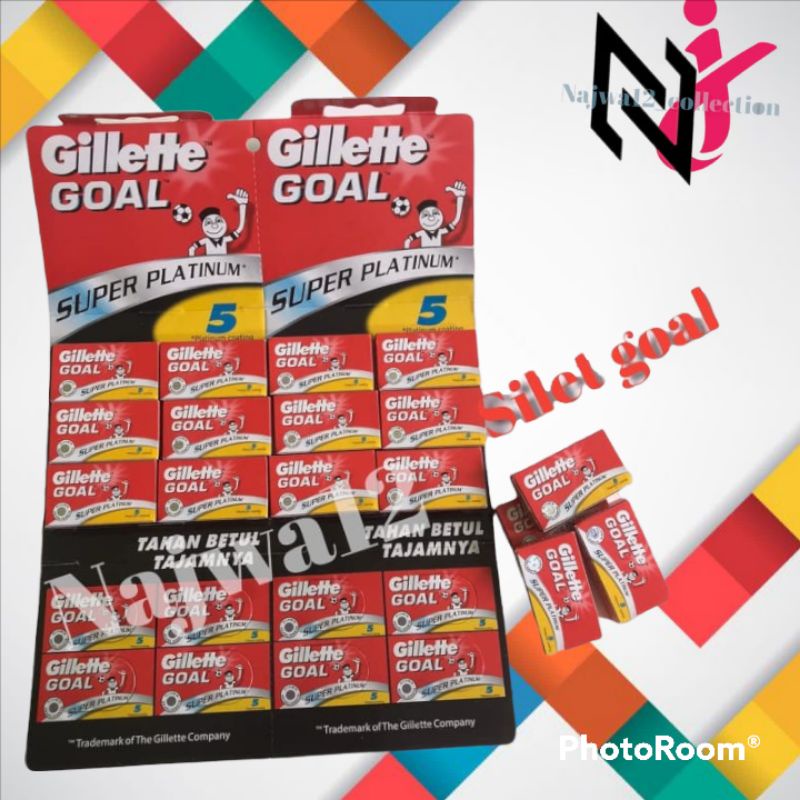 SILET GOAL/GILLETTE GOAL 1 PACK KECIL ISI 5-6PCS
