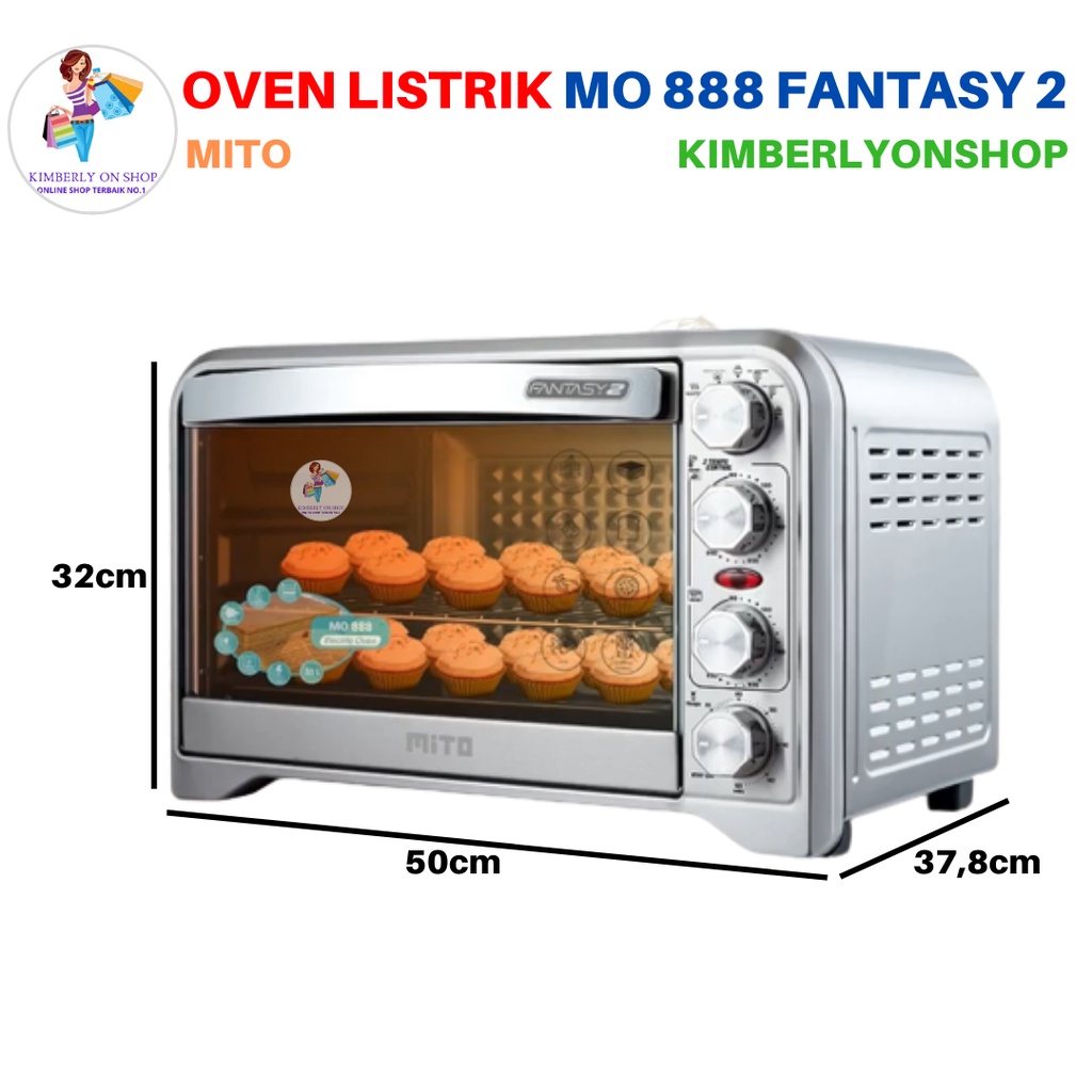 Oven listrik Fantasy MO 888 33 liter MITO