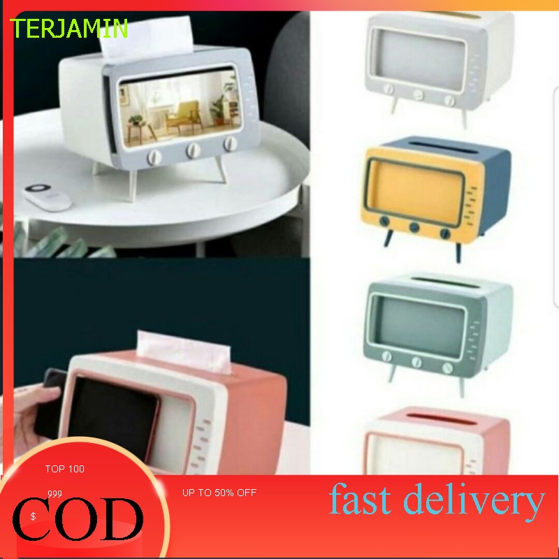 Tempat Tissue Model Tv Box shoopemall