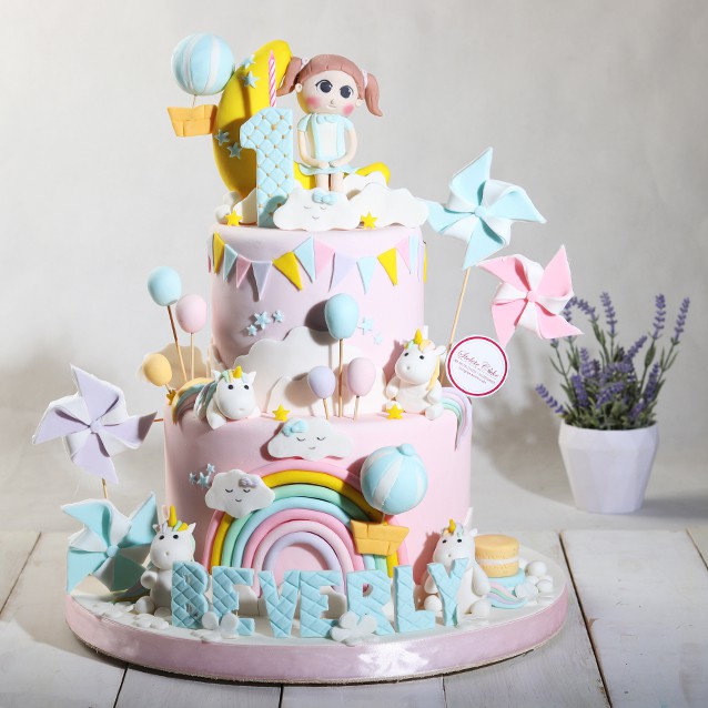 

Kue Ulang Tahun Unicorn / 2 susun / MOHON BACA KETERANGAN