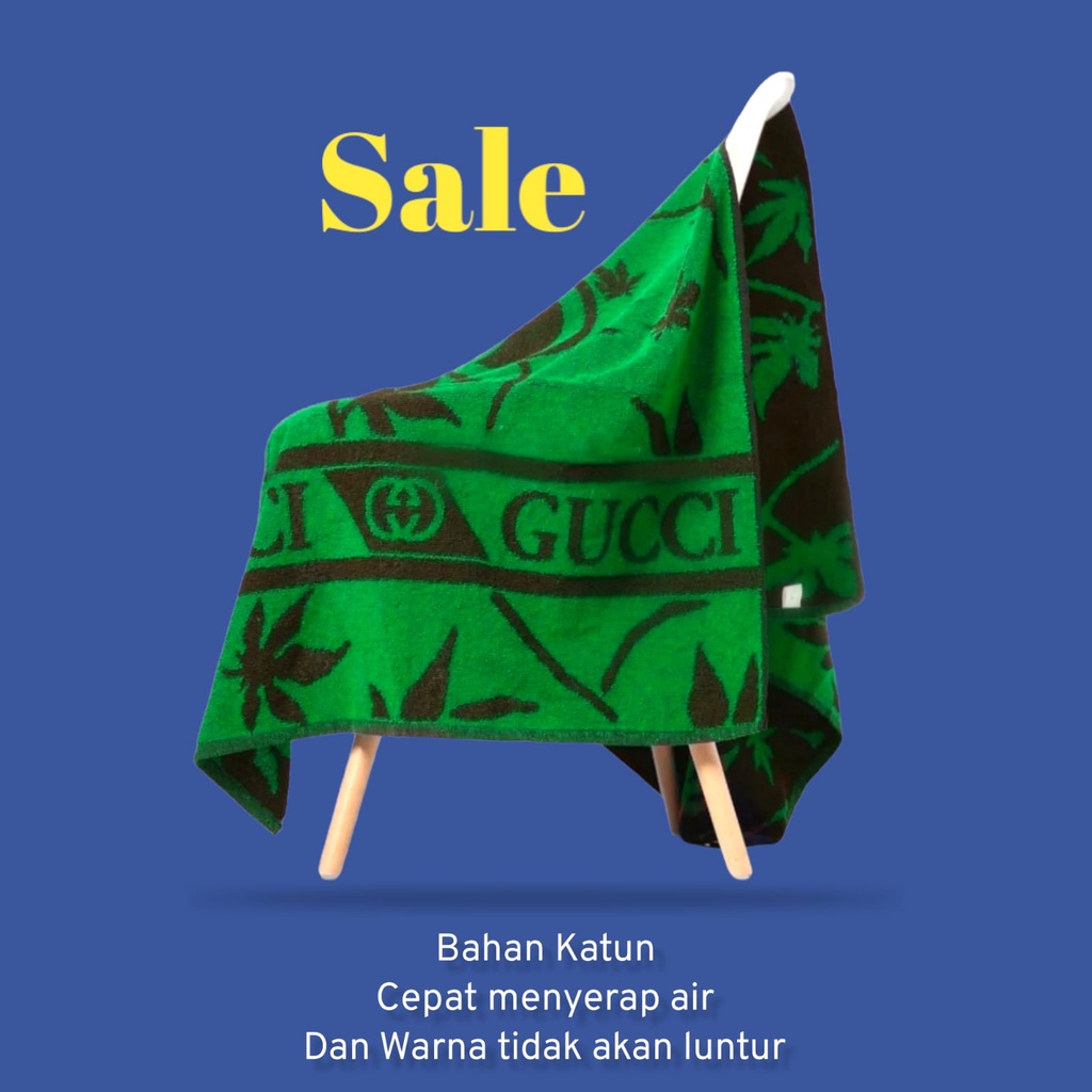 Handuk Gucci Jumbo 80x150 - Handuk Mandi Dewasa - Handuk Tebal - Handuk Murah - Handuk Gucci Sakura