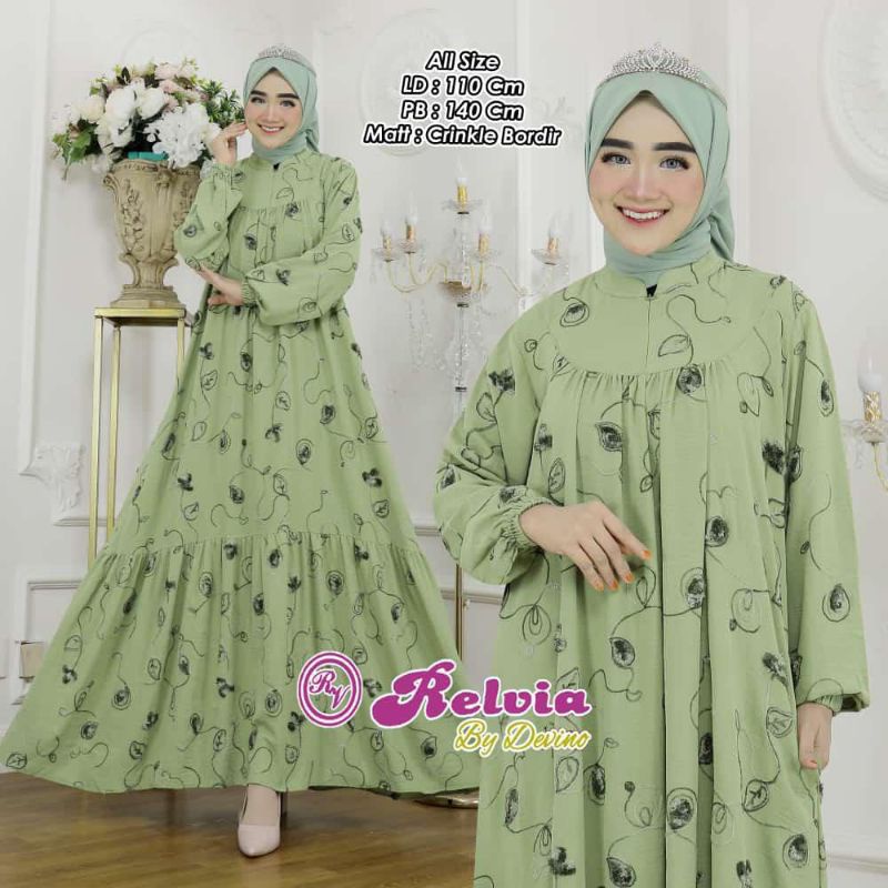 GAMIS CREANGKEL AIRFLOW BORDIR MEWAH