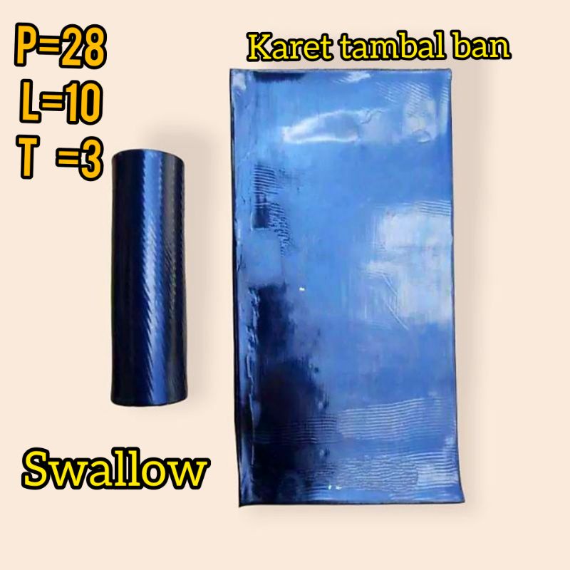 Karet Tambal Ban Bakar kompon compound tambal ban Swallow Original