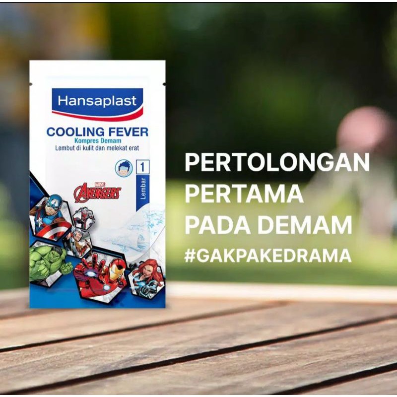 Hansaplast Cooling Fever Kompres Demam Avengers - EXP 2024