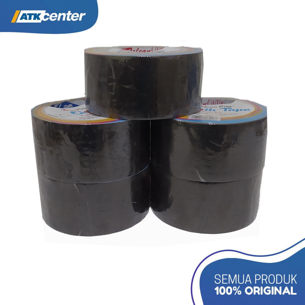 

Cloth Tape / Lakban Kain Olean City 2" (48 MM X 10 M) Black