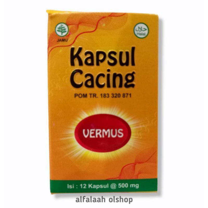 Kapsul Cacing VERMUS Herbal || Herbal Obat Tipes