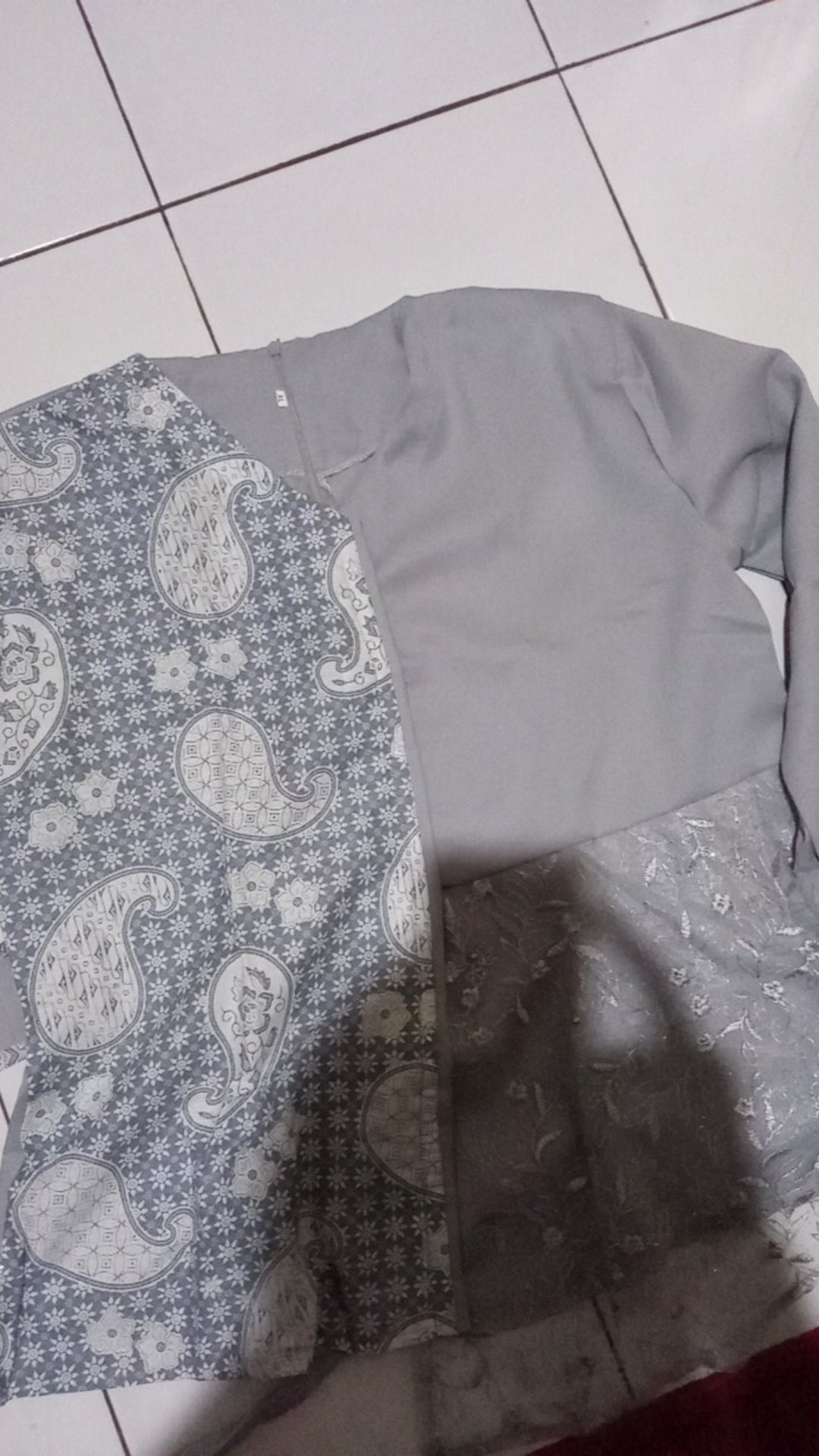 Atasan Blouse Batik Wanita Modern Fashion Wanita Kekinian Brokat Tile Batikkombinasi Ruby And Arsyla