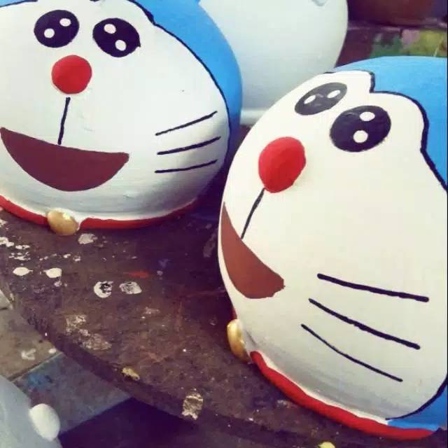 KARYA TANAH LIAT/CELENGAN TANAH LIAT/DORAEMON TANAH LIAT/CELENGAN KIDS TANAH LIAT/CELENGAN MURAH