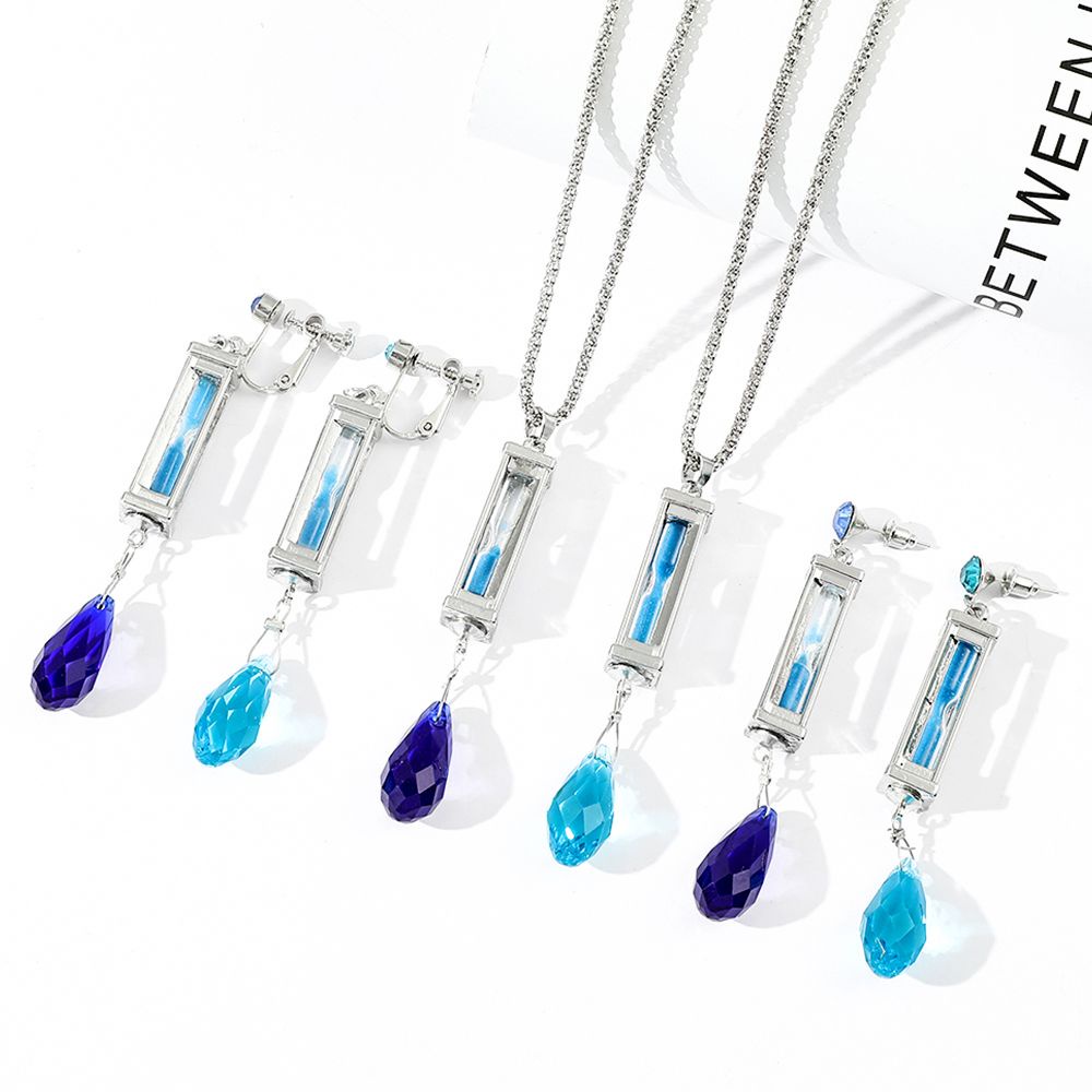 Lanfy Anting-Anting Dengan Liontin Bentuk Jam Pasir Untuk Hadiah Natal