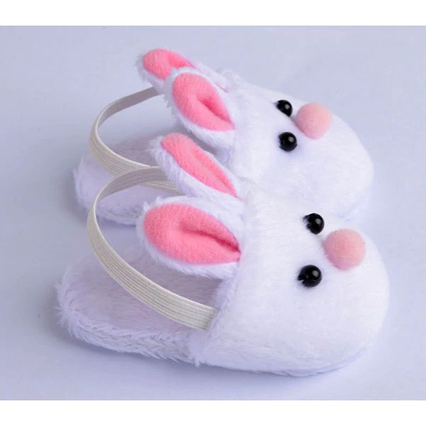 Boneka Barbie Novedad lindas zapatillas de fieltro Withe para muñecas de bebé Zapf de 17 pulgadas