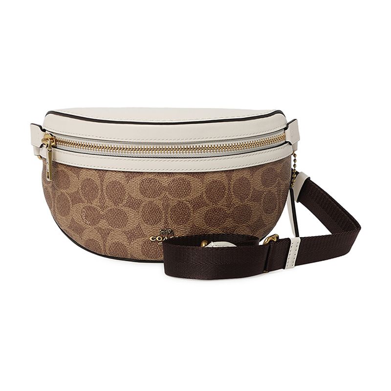 Coach Belt Bag In Signature Canvas(39937)