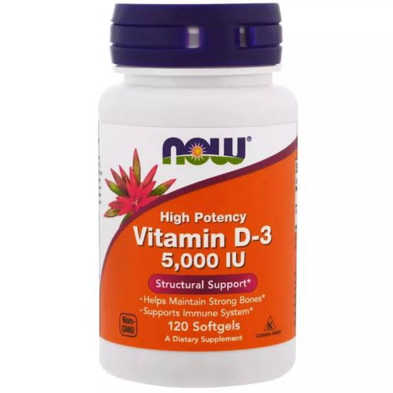 vitamin d3 5000 iu high potency 120 softgels original usa