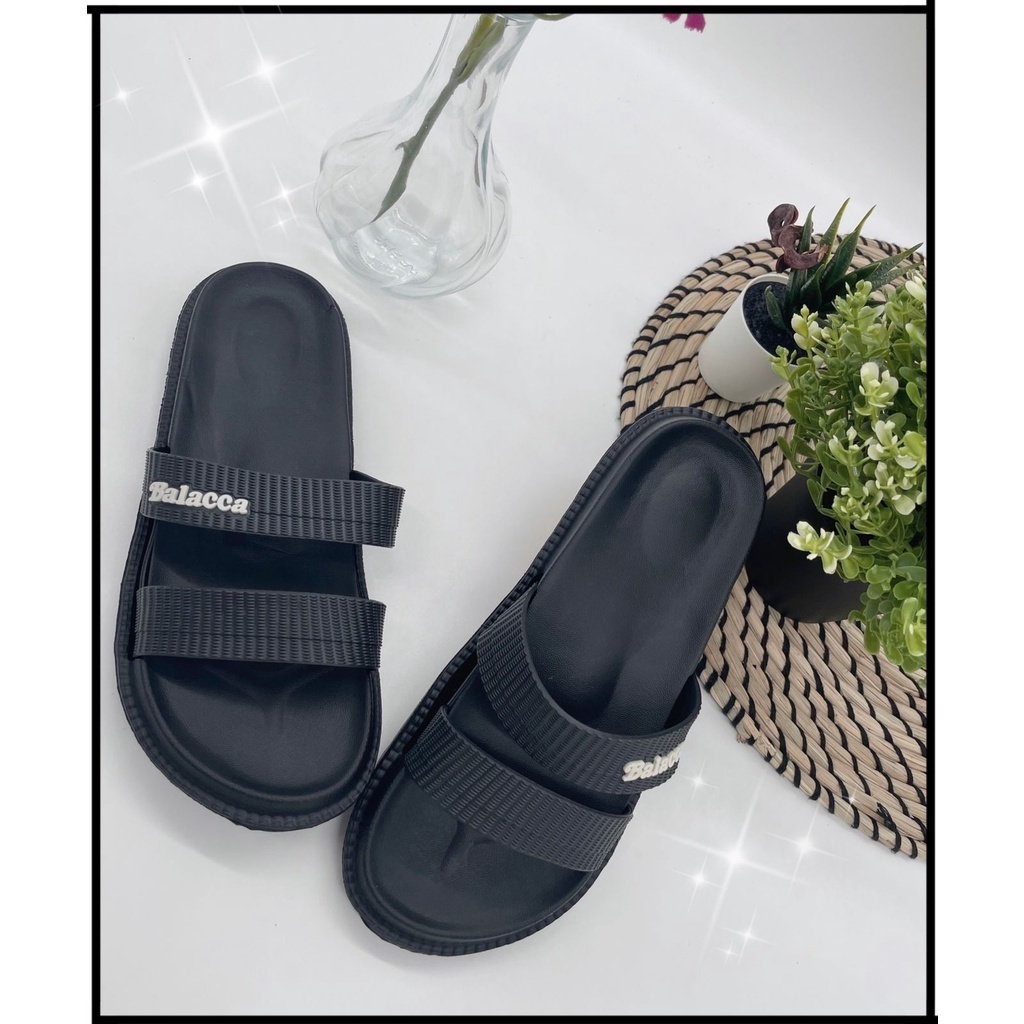 SANDAL Slip On sandal wanita bahan EVA/Karet terbaru kekinian simple anti licin termurah