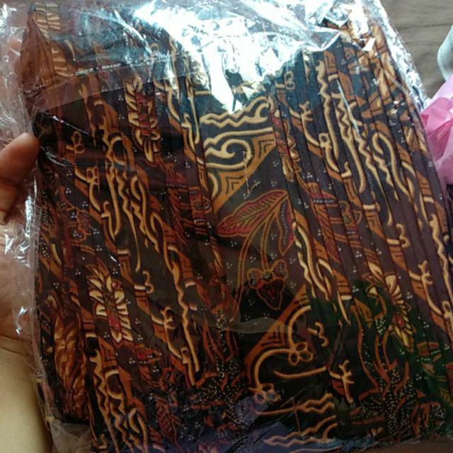 Couple Batik  Motif Jokowi Biru