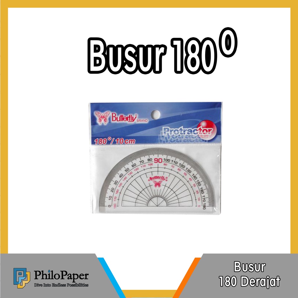 

ATK ~ Busur 180 derajat / Busur Setengah Lingkaran