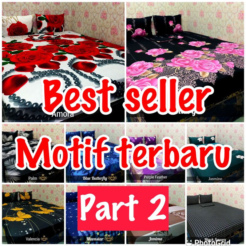 Sprei home made 180x200 (2sarban+2sargul)