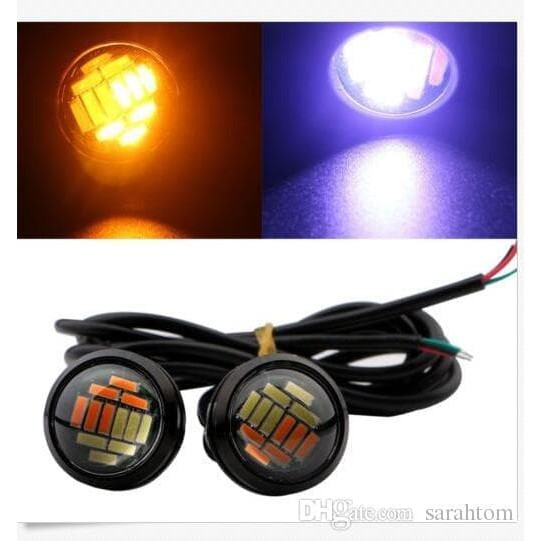 Lampu DRL 12 Led Eagle Eyes / lampu mata elang