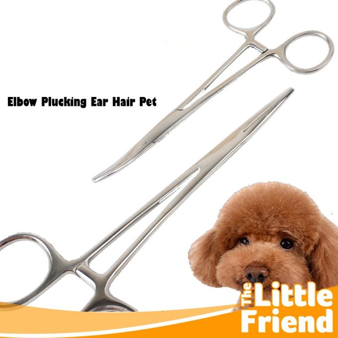 Gunting Pembersih Pencabut Bulu Telinga Anjing Kucing Bahan Stainless